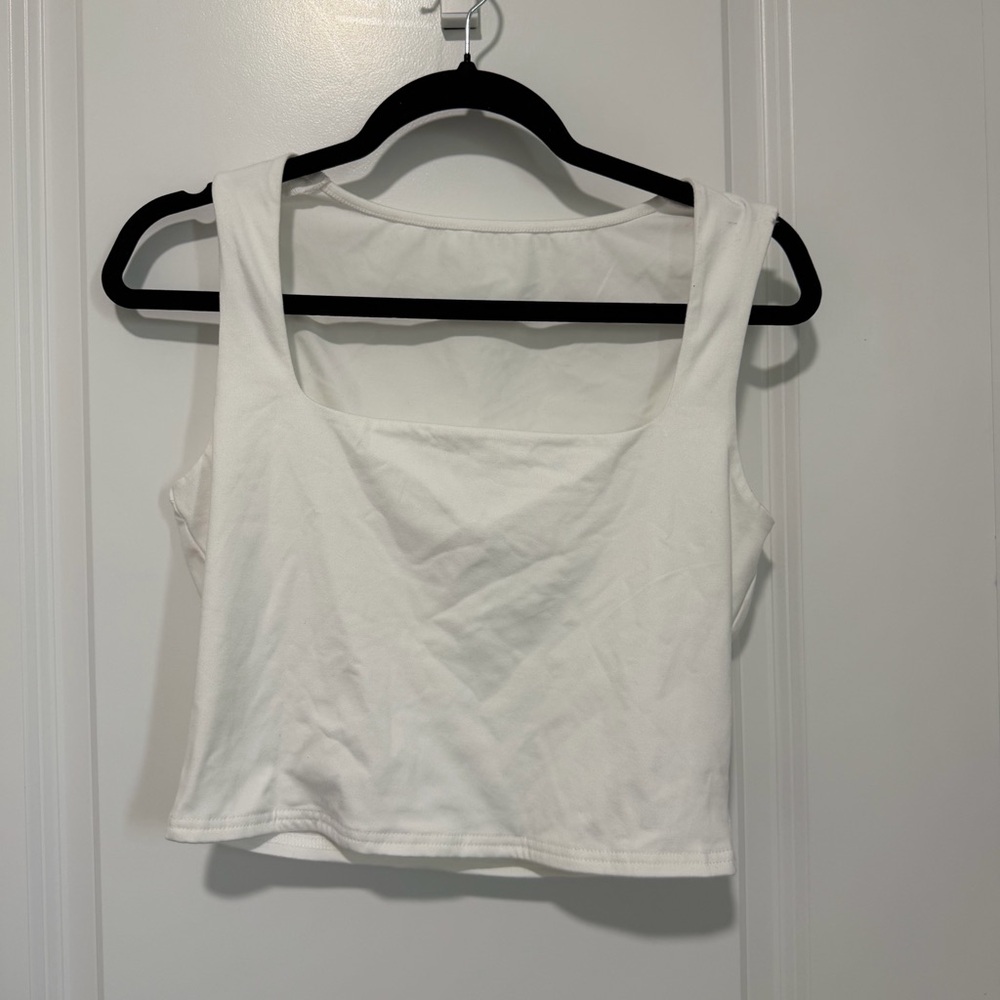 White Sleeveless Women's Top